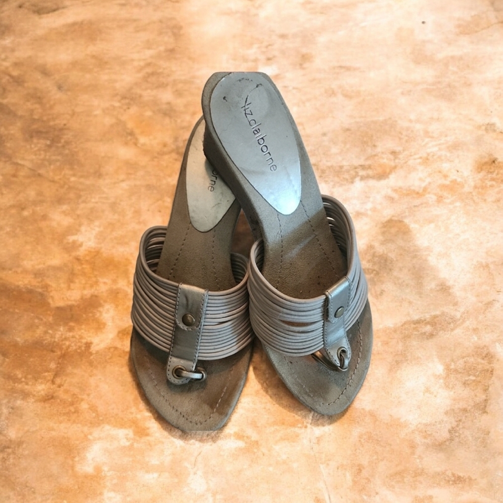 Liz Claiborne Women's Silver Sandals